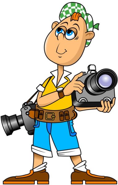 Турист с фотоаппаратом