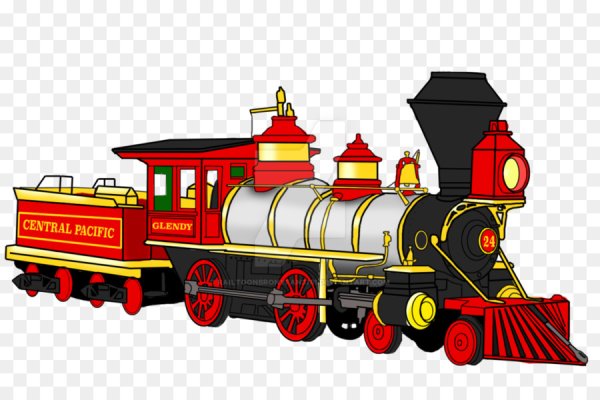 Паровоз мультяшный