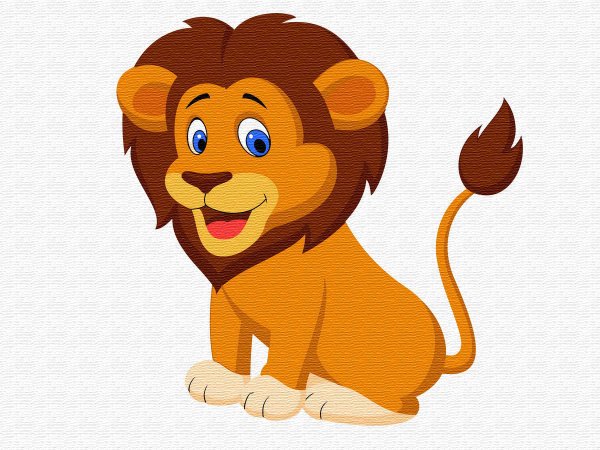 Лев мультяшка