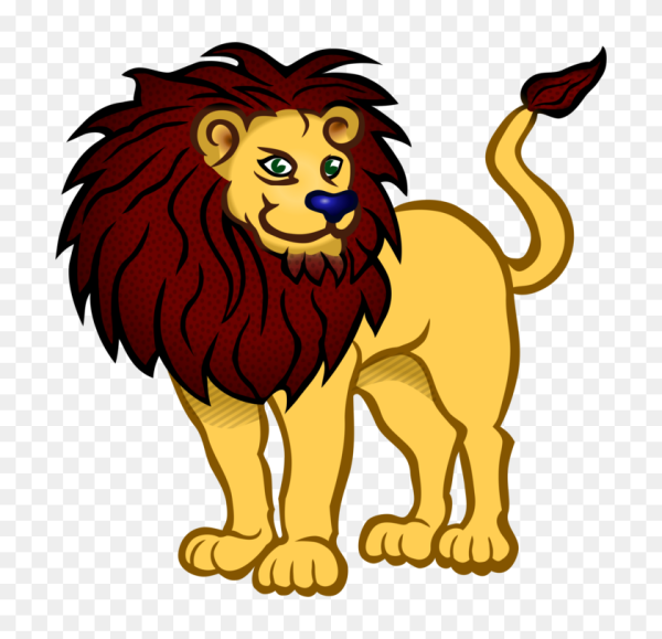 Лев мультяшный