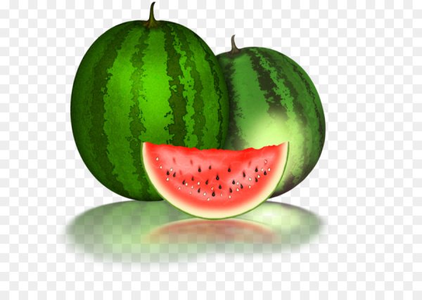 Арбуз на прозрачном фоне
