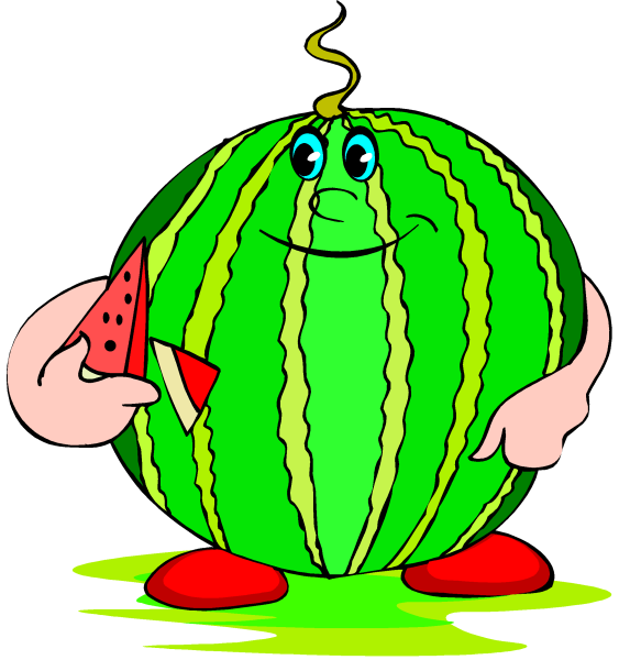 Арбуз мультяшные