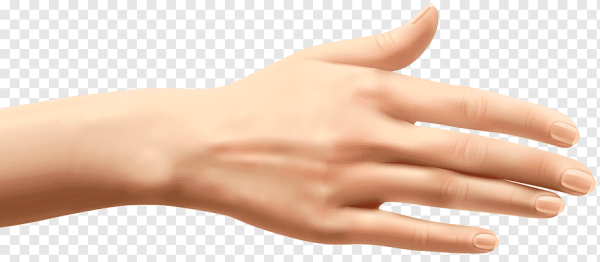 Женская рука сверху