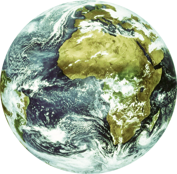 Земля на прозрачном фоне