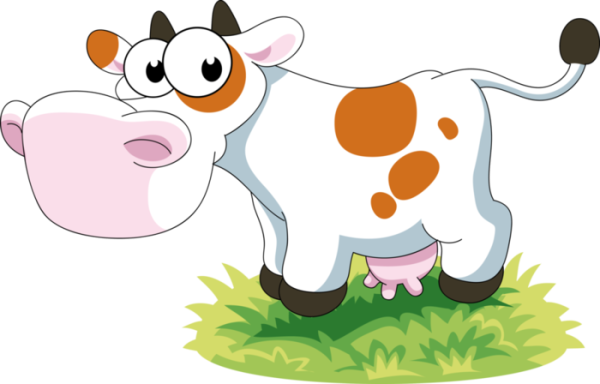 Смешные мультяшные коровы