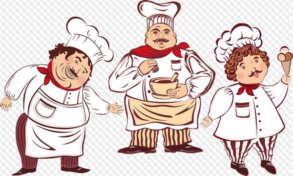 Повар иллюстрация