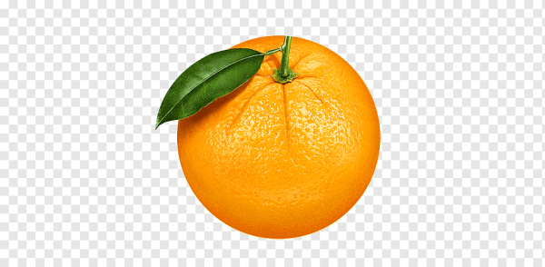 Апельсин без фона