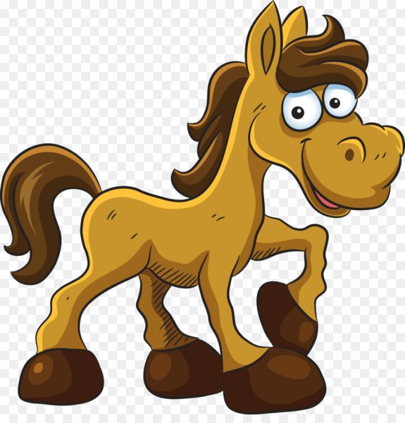 Лошадь мультяшный