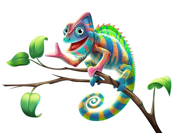 Хамелеон для детей