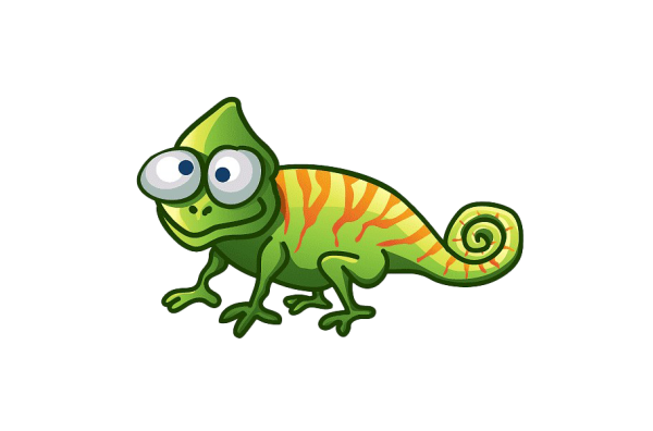 Векторный хамелеон