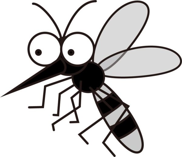 Комар мультяшный