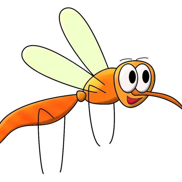 Комары мультяшные