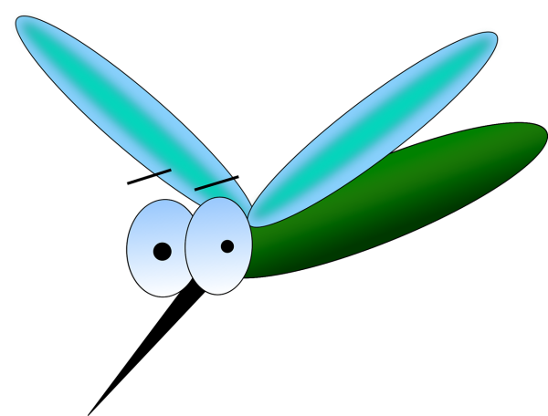 Комары мультяшные