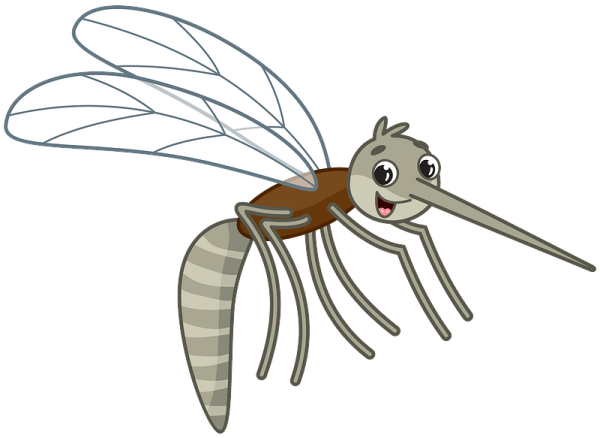 Комар мультяшный