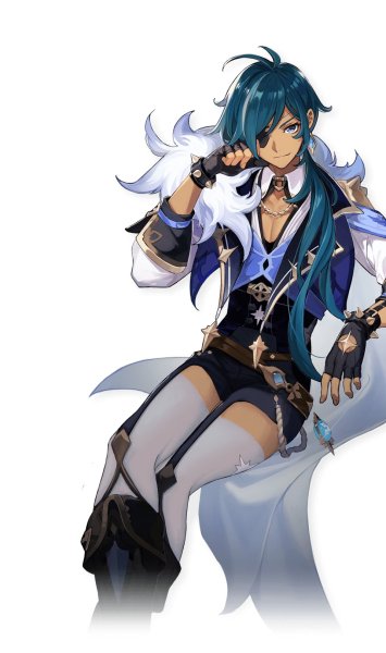 Геншин Импакт Дилюк и Кэйа