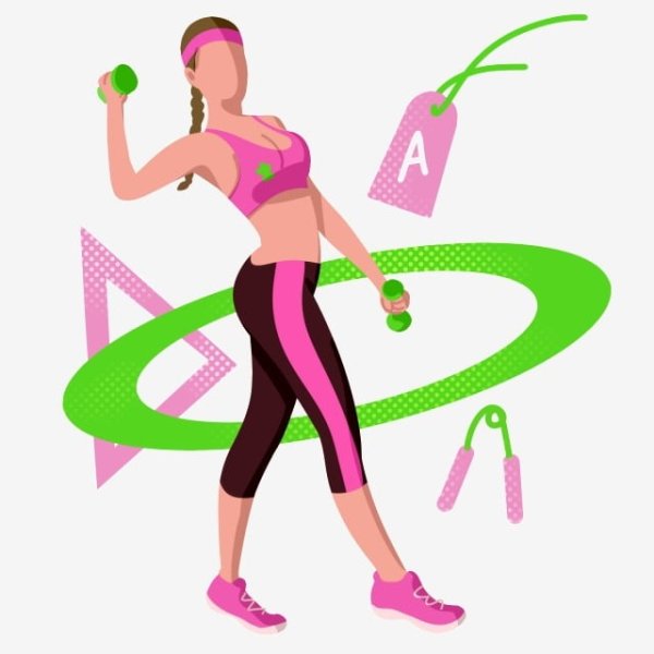 Аэробика рисунок