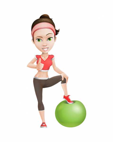 Мультяшный фитнес