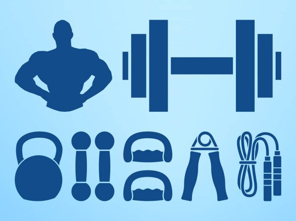 Спортивный зал значок