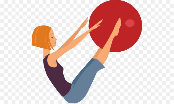 Пилатес векторное изображение