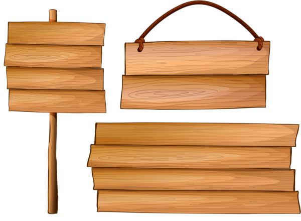 Деревянная табличка