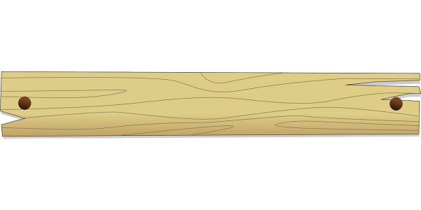 Деревянная табличка