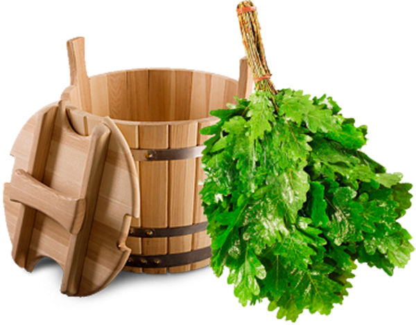 Банный веник без фона