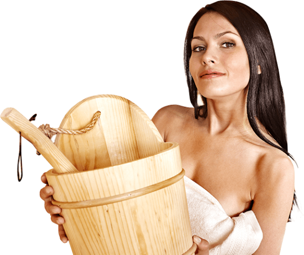 Банные принадлежности без фона