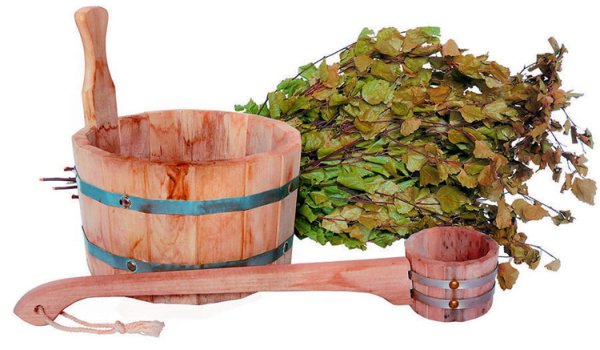 Баня веник тазик