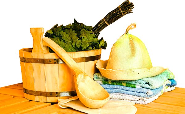 Банные принадлежности на прозрачном фоне