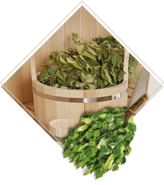 Банный веник без фона