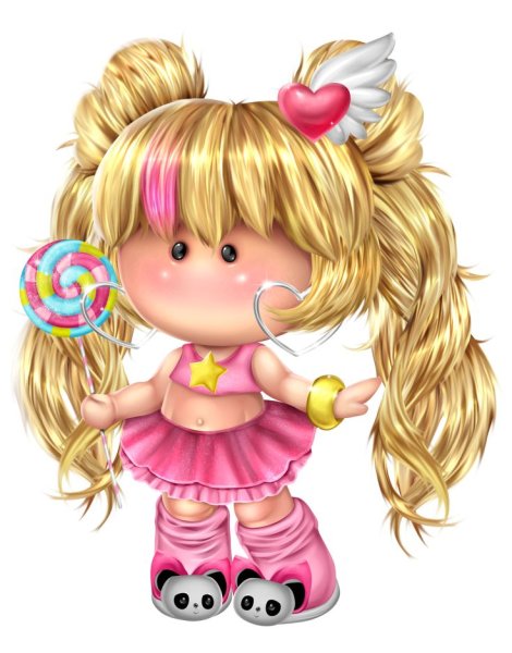 Куколка на прозрачном фоне