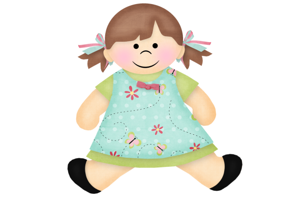 Кукла рисунок без фона