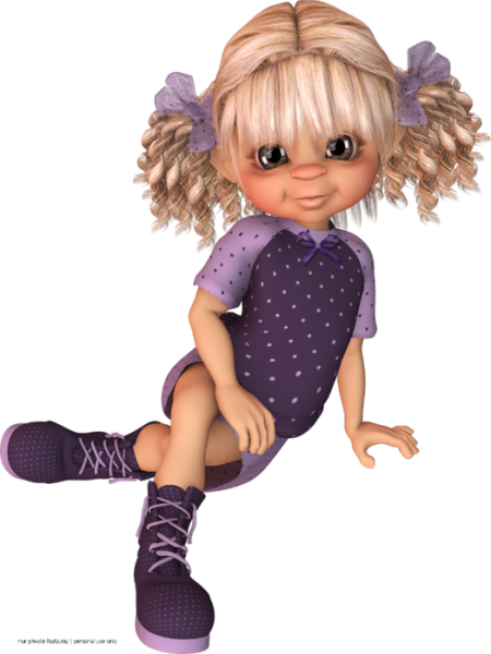 Кукла на прозрачном фоне