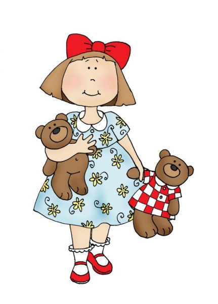 Кукла рисунок для детей