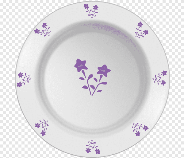 Клипарт тарелка на прозрачном фоне