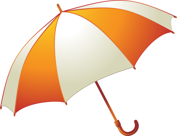 Зонт на прозрачном фоне