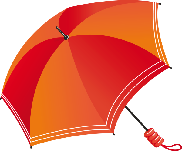 Зонт на прозрачном фоне