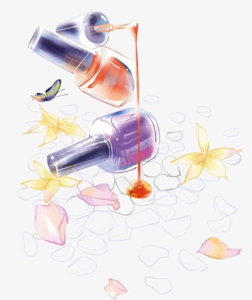 Лак для ногтей иллюстрация