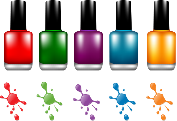 Лак для ногтей векторный
