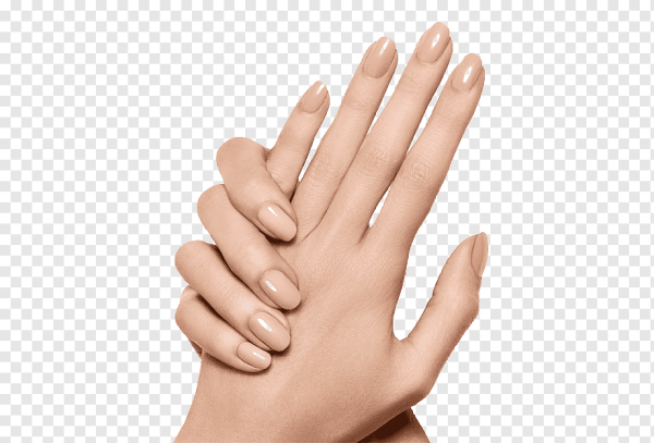 Рука с ногтями