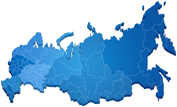 Омск на карте РФ