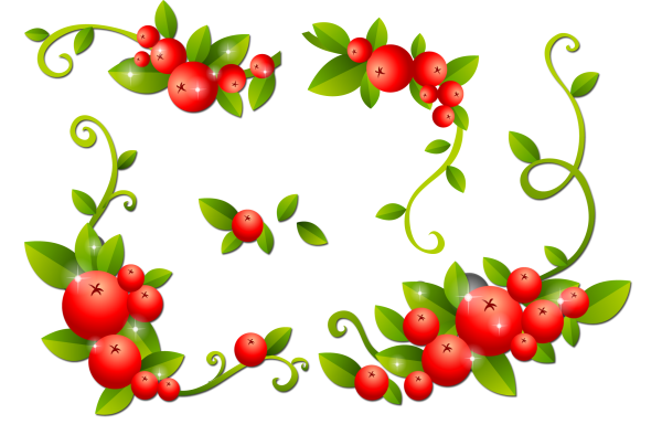 Векторные ягоды