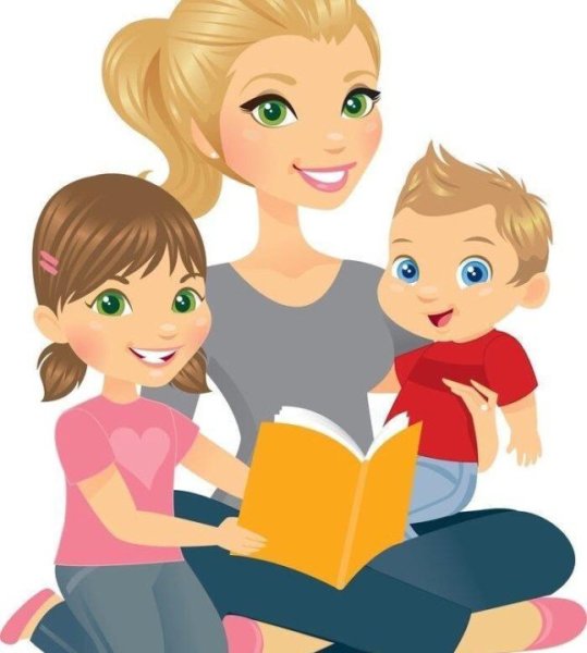 Воспитатель с детьми