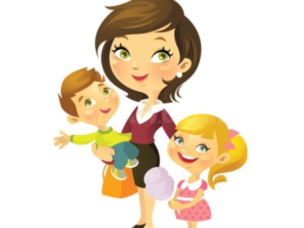 Мультяшный воспитатель детского сада