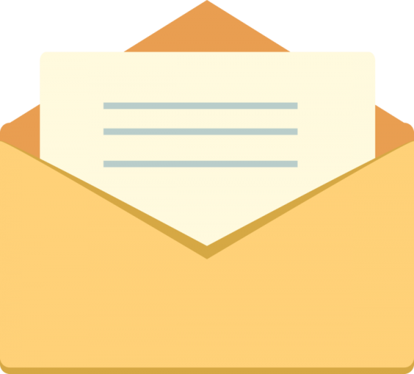 Открытый конверт