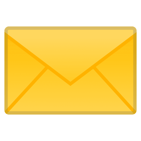 Конверт на прозрачном фоне