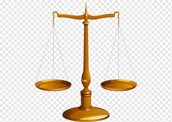 Чаши весов без фона