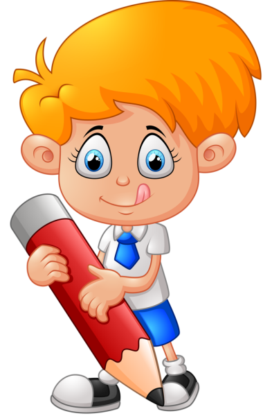 Школьник мультяшный