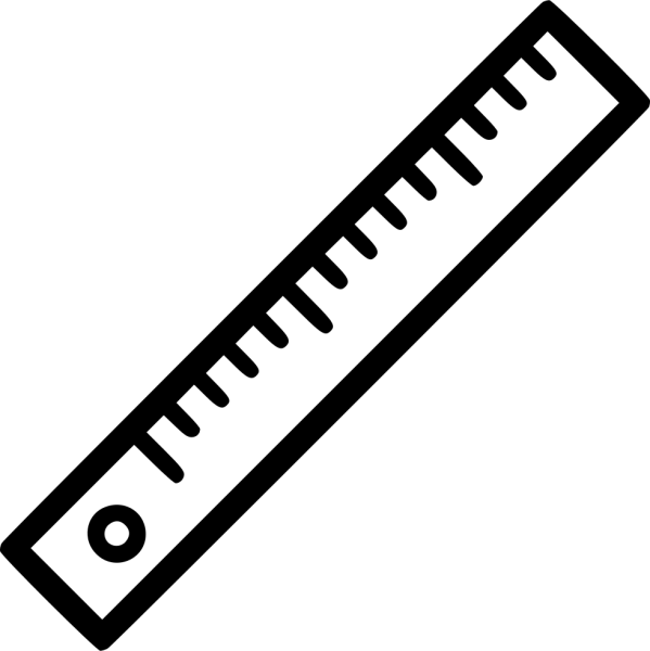 Линейка нарисованная