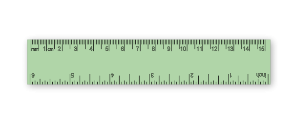 Изображение линейки